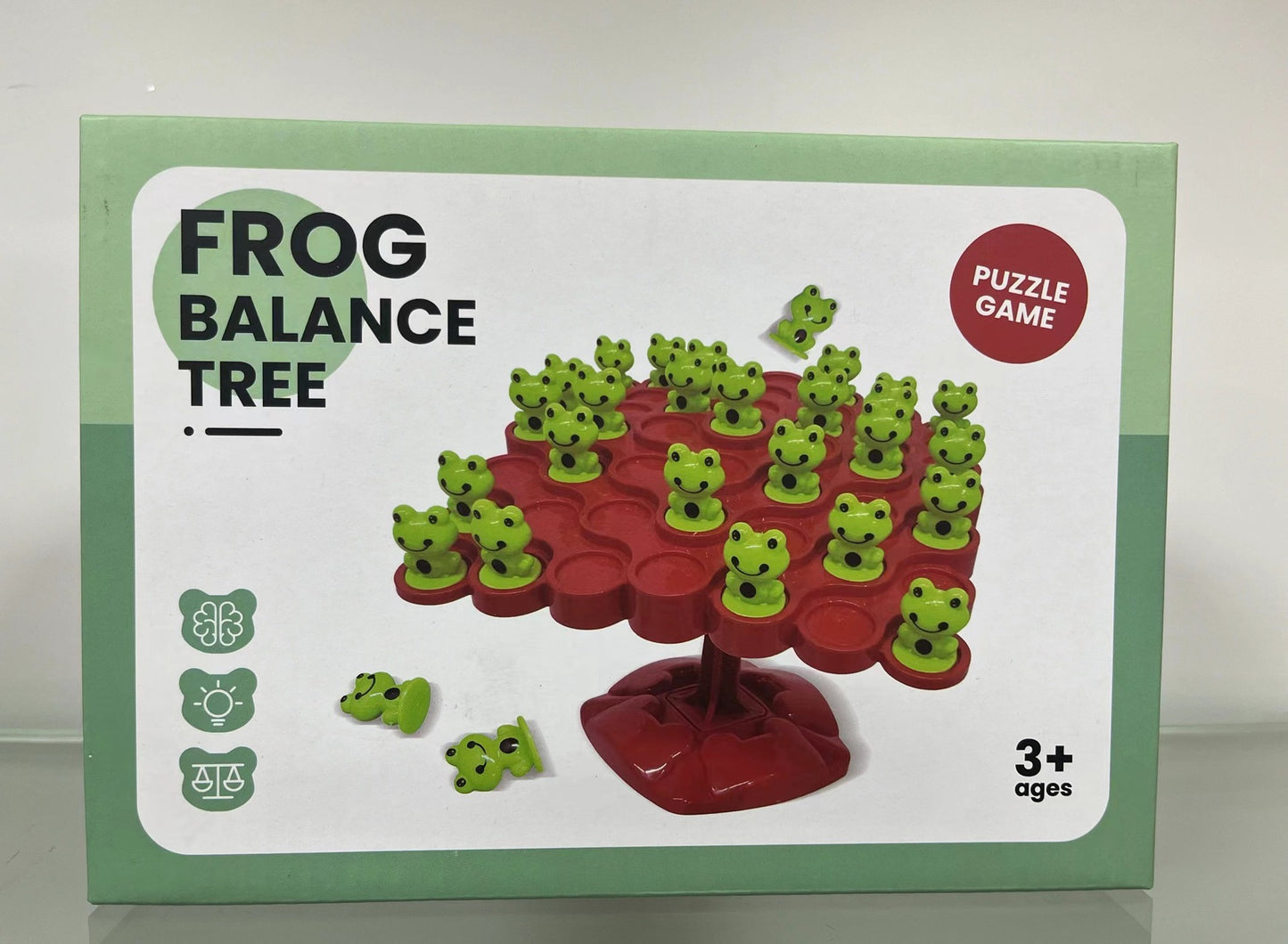 Grodbalanserande trädspel