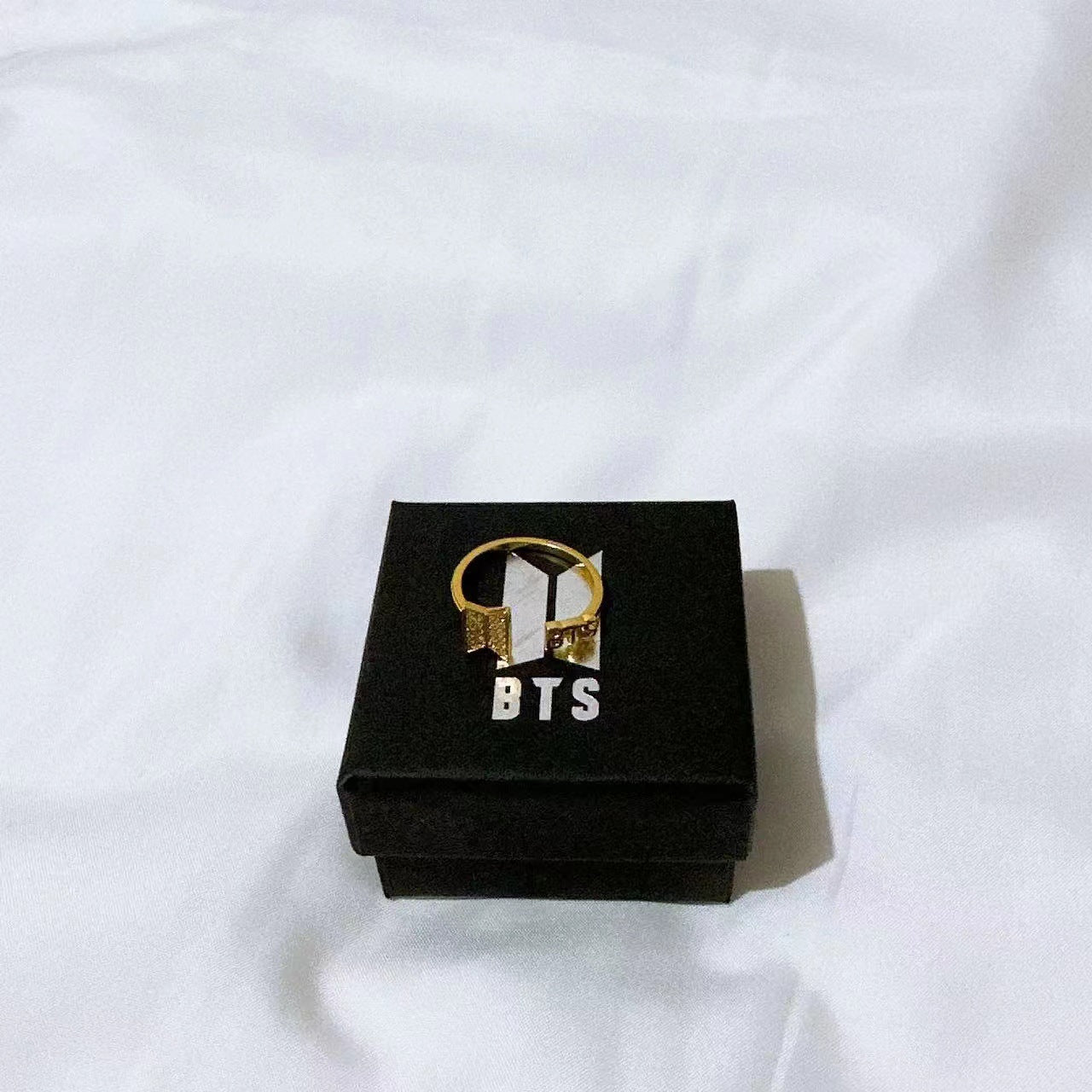 BTS Elegant Adjustable Diamond Ring in Gold/Silver