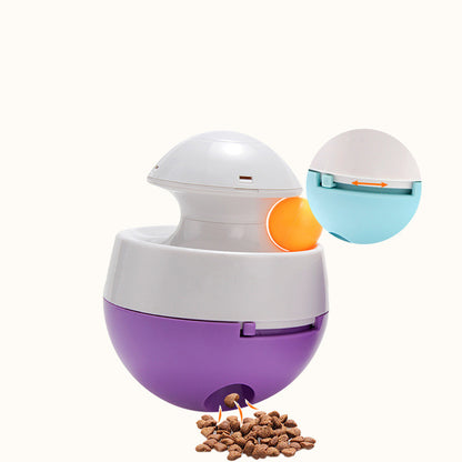 Interactive Food Dispensing Ball Toy for Dogs and Cats