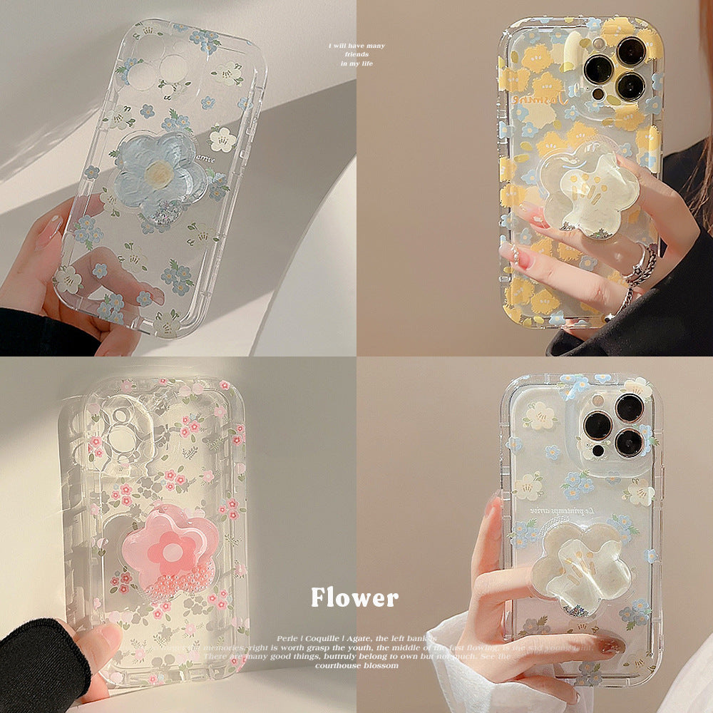 Blumen-Schutzhülle für iPhone 13/14/15 Pro Max