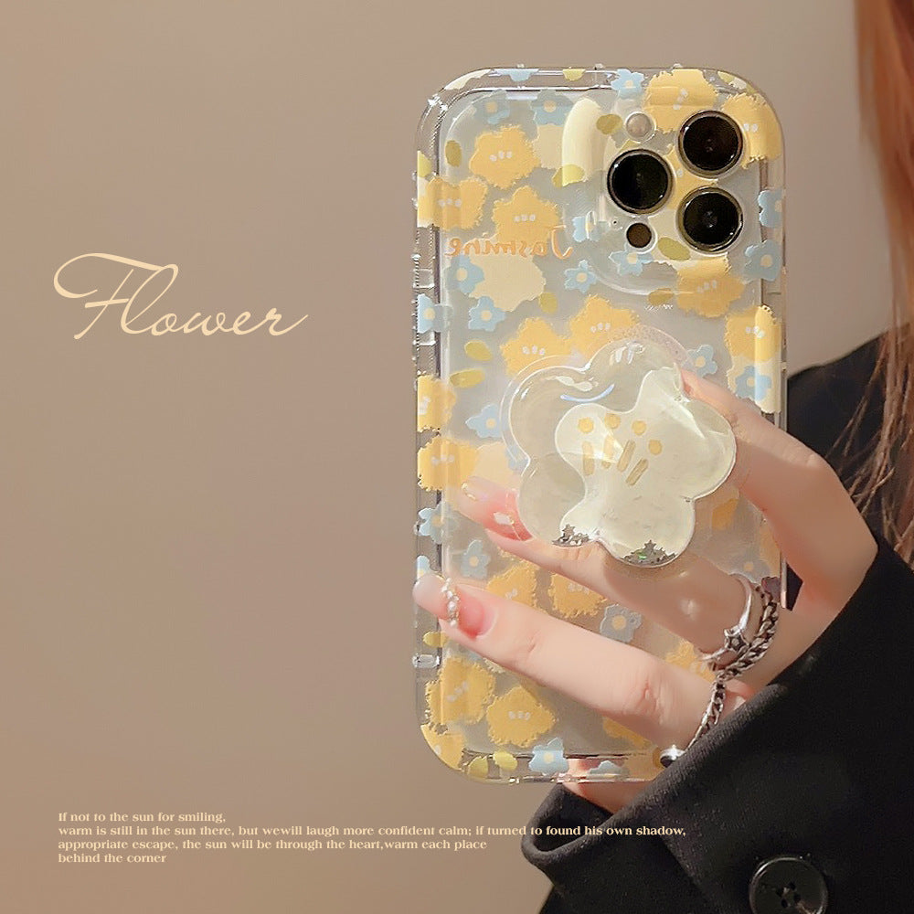 Blumen-Schutzhülle für iPhone 13/14/15 Pro Max