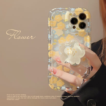 Blumen-Schutzhülle für iPhone 13/14/15 Pro Max