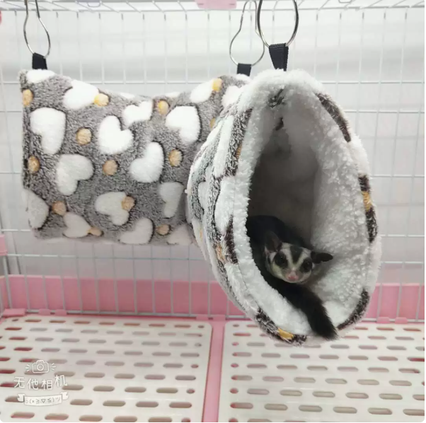 Superweiches Plüsch-Hamster-Warmtunnelnest