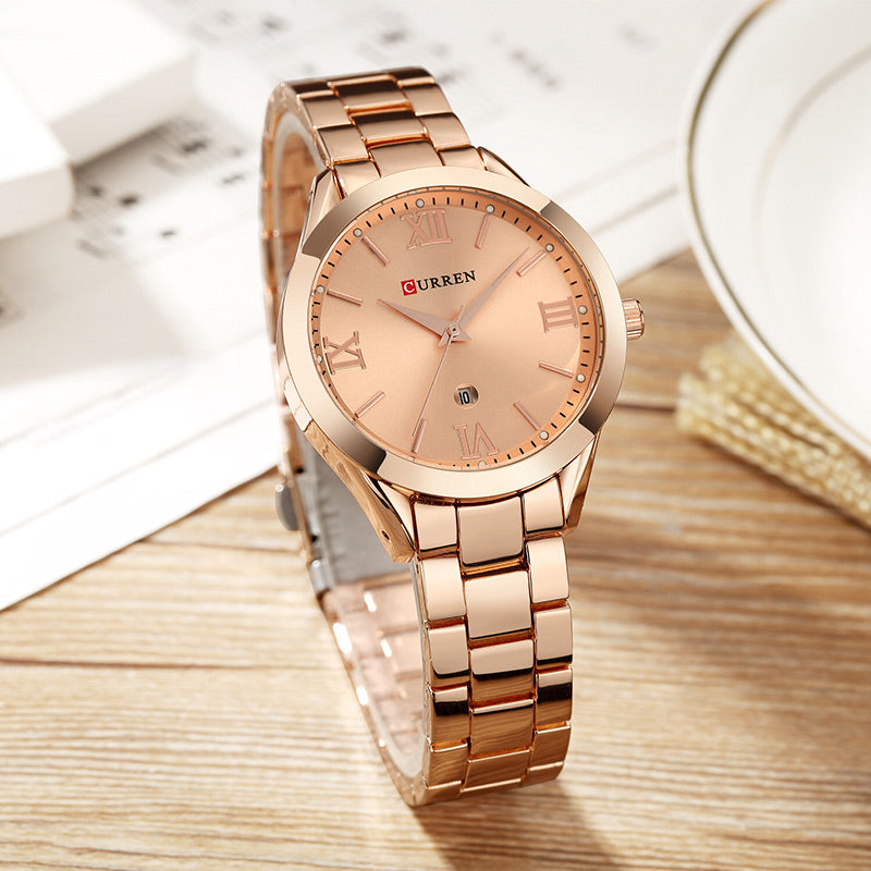 CURREN 9007 Elegant Quartz Timepiece
