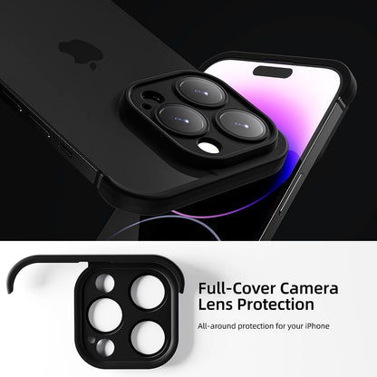 Smal stötsäker silikonfodral för iPhone 15 & 14 Pro Max