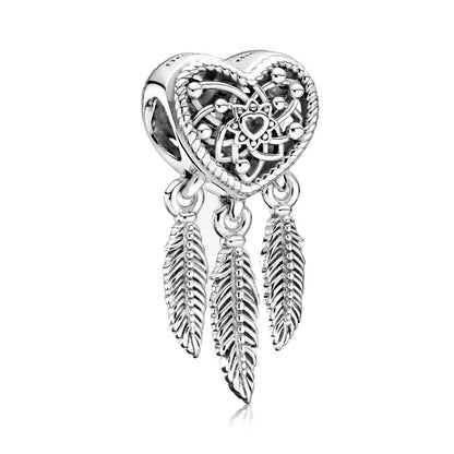 S925 Sterling Silver DIY Bracelet with Crown Pendant