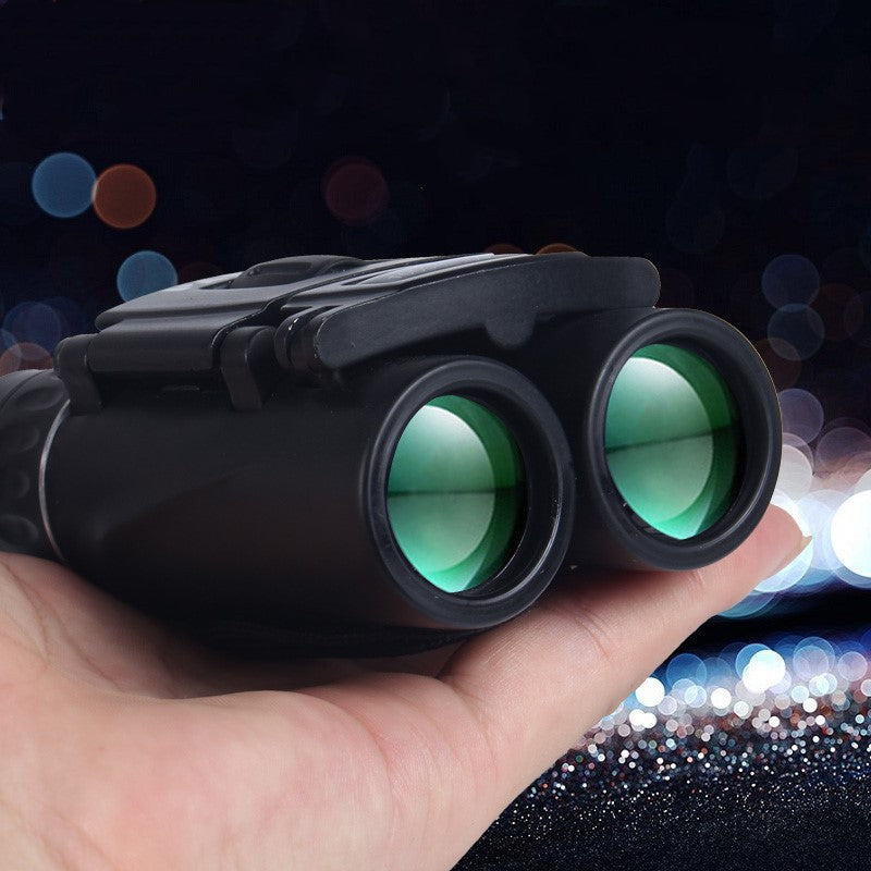 40x22 HD Prismáticos Gafas telescópicas Fábrica HD Visión nocturna con poca luz Bolsillo al aire libre Mini 