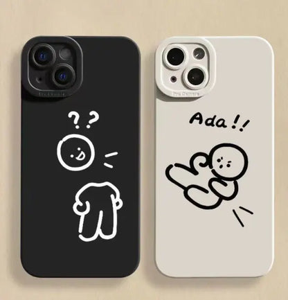 Funny Crowd Mobile Phone Case for Apple Devices