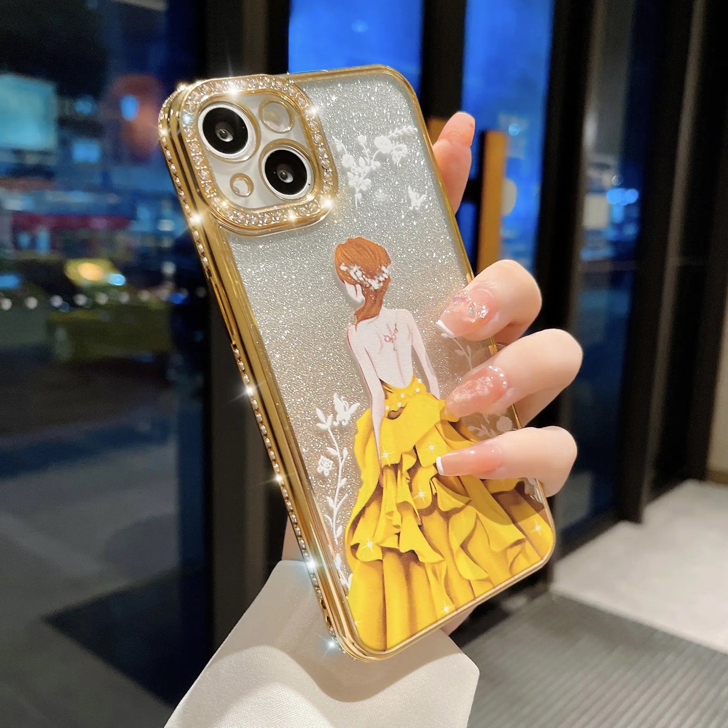 Luxury Glitter Gradient Rhinestone Phone Case