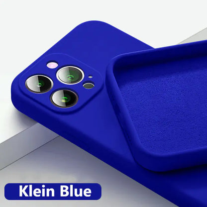 Astubia Square Liquid Silicone Phone Case for iPhone 11-14