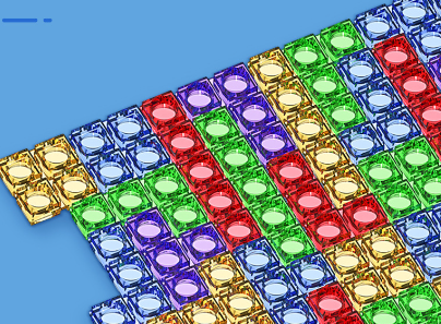 3D Tetris Crystal Logic Puzzle Toy for Brain Training