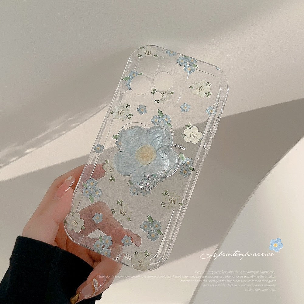Blumen-Schutzhülle für iPhone 13/14/15 Pro Max