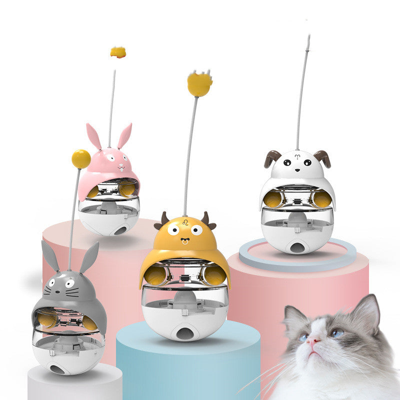 Leaky Ball Tumbler Educational Toy for Cats and Dogs