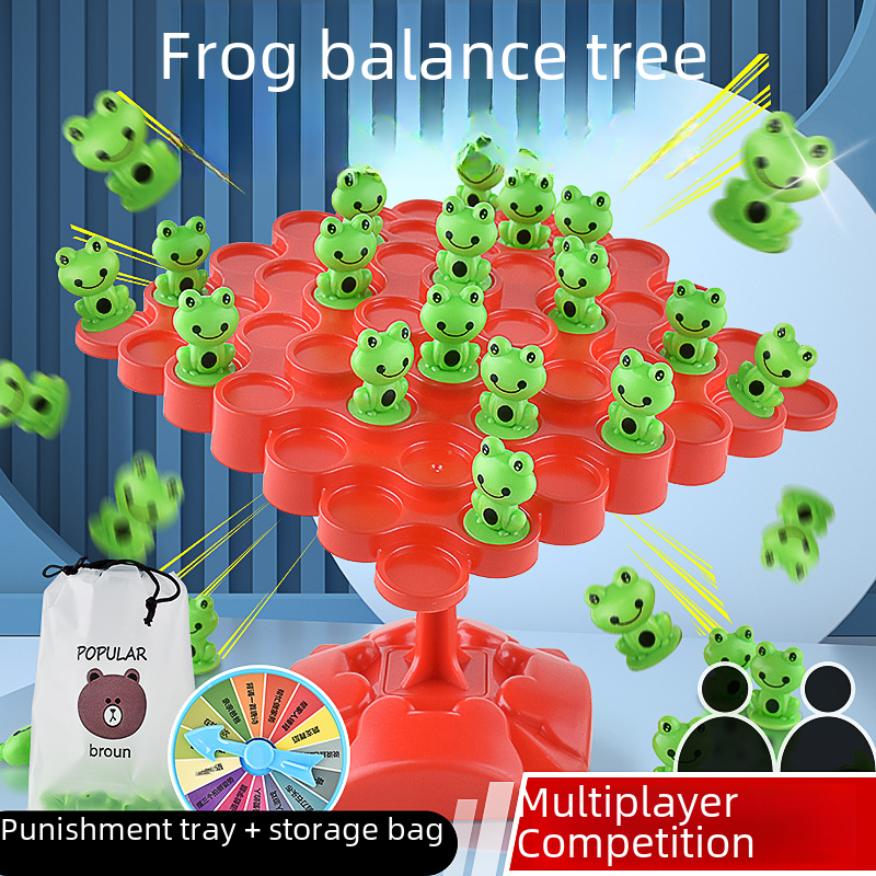 Grodbalanserande trädspel