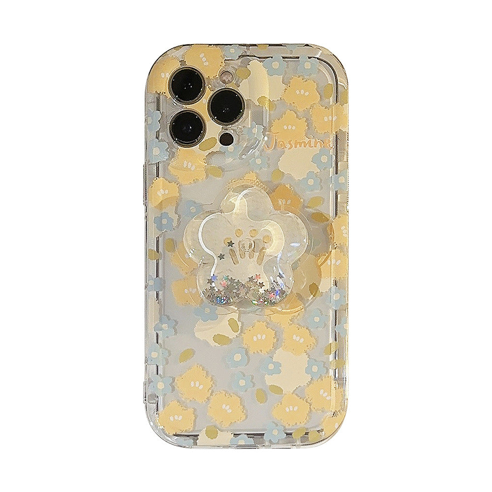 Blumen-Schutzhülle für iPhone 13/14/15 Pro Max