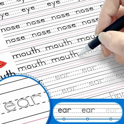 Children's Handwriting Practice Stationery Set