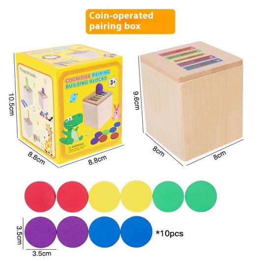 Wooden Montessori Color Matching Educational Toy