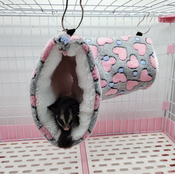 Superweiches Plüsch-Hamster-Warmtunnelnest
