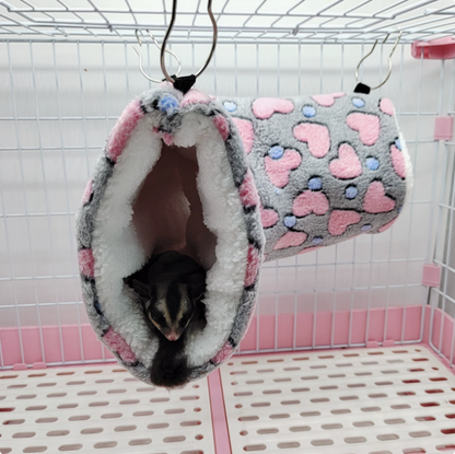 Superweiches Plüsch-Hamster-Warmtunnelnest
