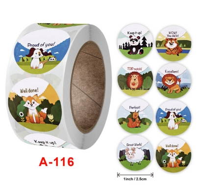 Cartoon Copper Board Stickers