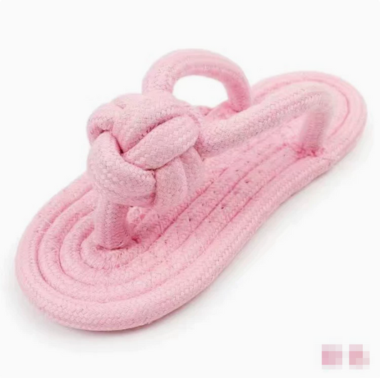 Tough Cotton Rope Chew Slippers for Dogs