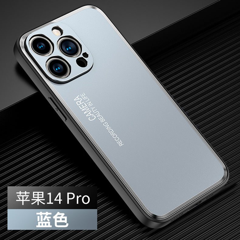 Metall-Rückseitenhülle für iPhone 15 Pro Max & 13/14