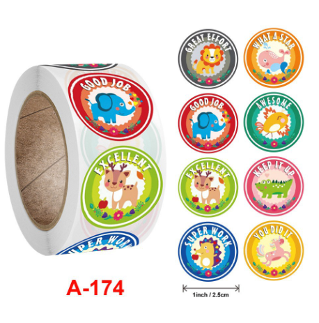 Cartoon Copper Board Stickers