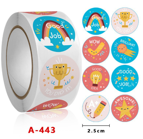 Cartoon Copper Board Stickers