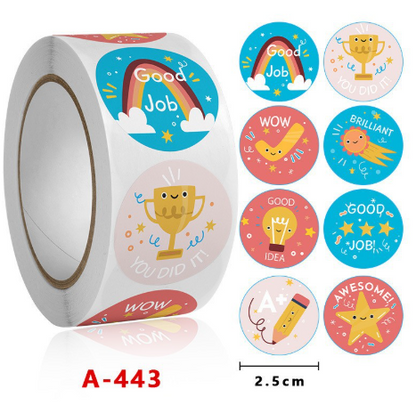 Cartoon Copper Board Stickers