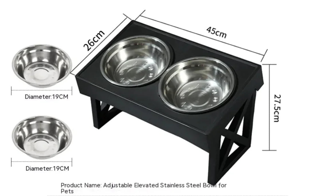 Slow Feed Elevated Pet Bowl