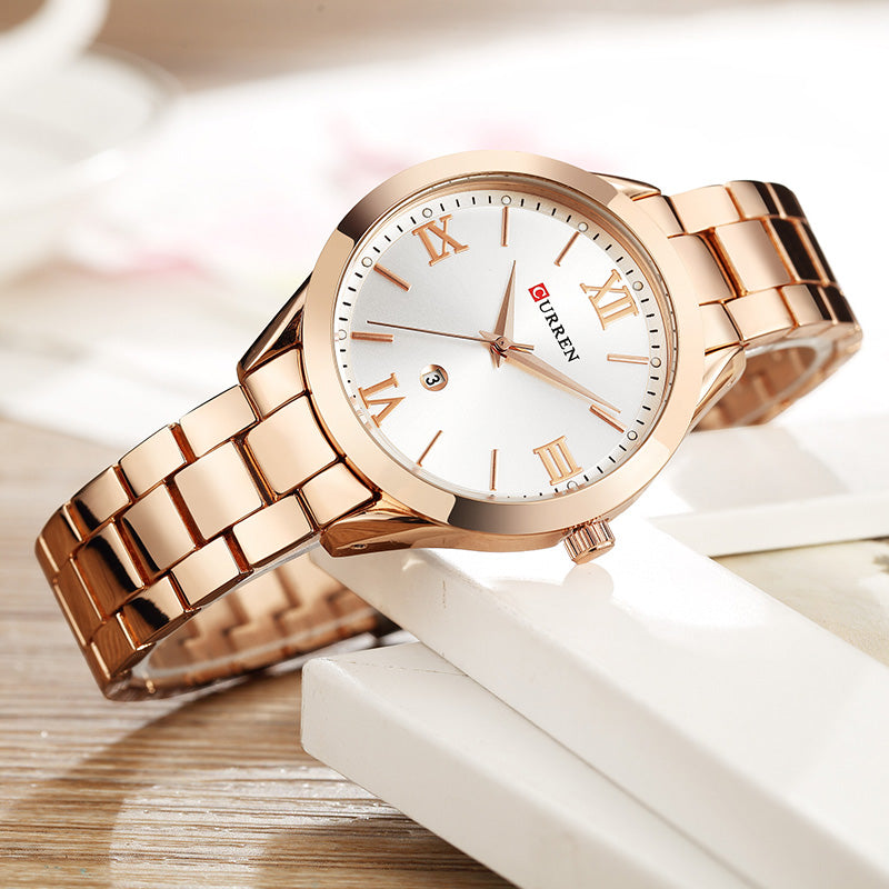 CURREN 9007 Elegant Quartz Timepiece