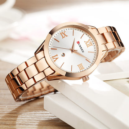 CURREN 9007 Elegant Quartz Timepiece