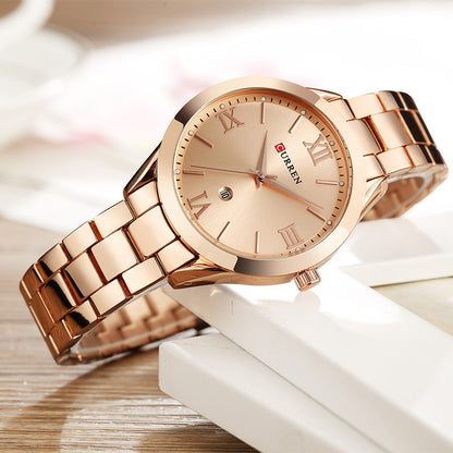 CURREN 9007 Elegant Quartz Timepiece