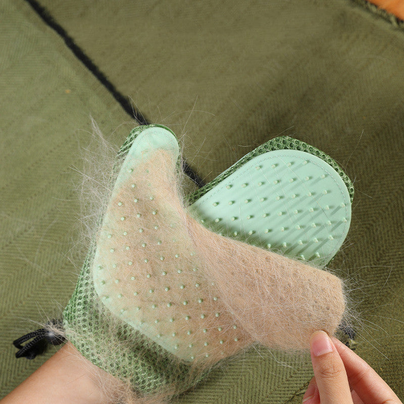 Silikon-Massagehandschuhe und Tierhaarentfernungsbürsten