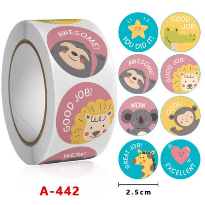 Cartoon Copper Board Stickers