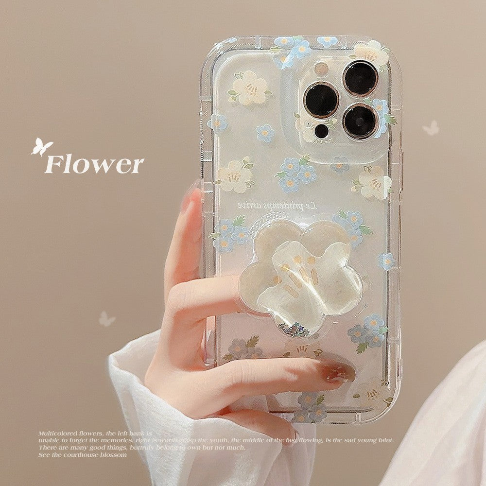 Blumen-Schutzhülle für iPhone 13/14/15 Pro Max