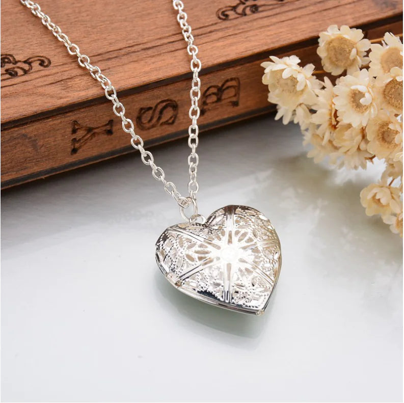 Openwork Heart Necklace - Heart Pendant Jewelry