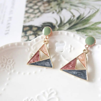 Korean S925 Silver Stud Earrings - Stylish & Versatile