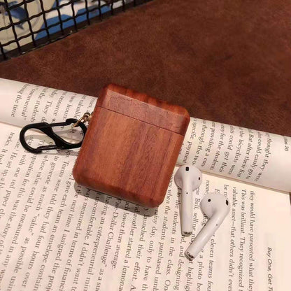 Wooden Apple Bluetooth Earphone Case and Cover