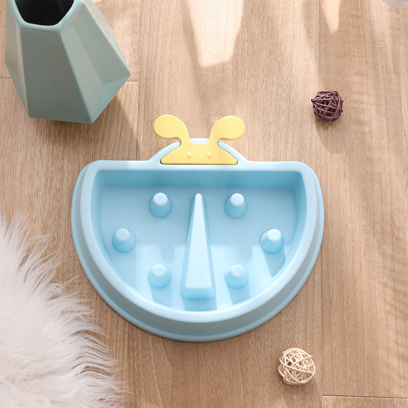 Ladybug Dog Bowl - Anti-choking Slow Feeder for Pets