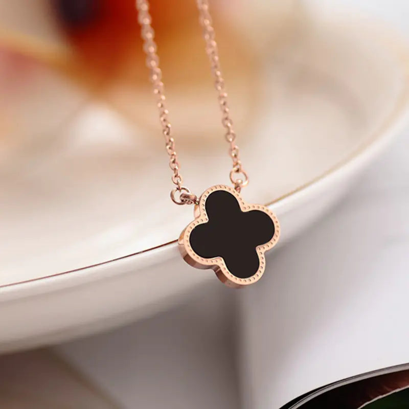 Clover Necklace with Elegant Pendant Design