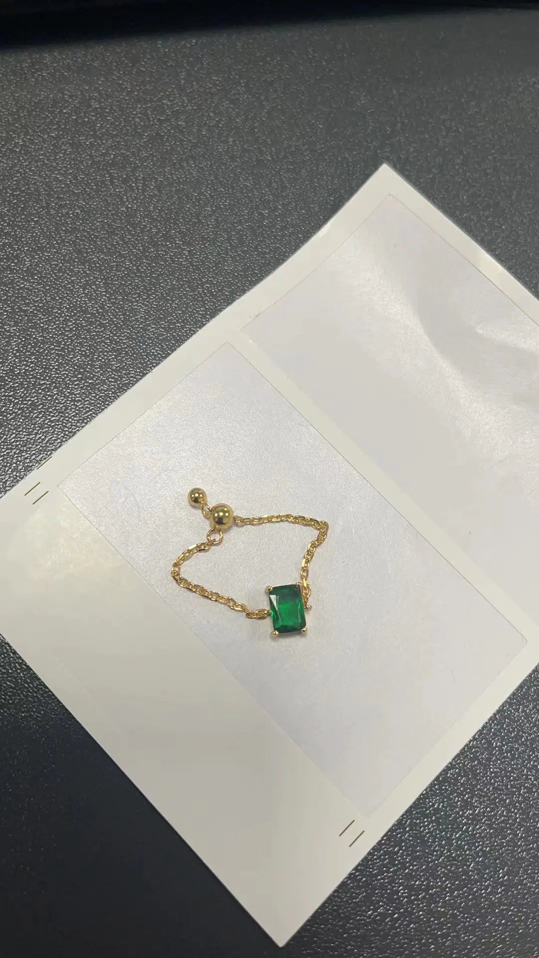 Creative Adjustable Finger Chain Ring Design (MOQ 20)