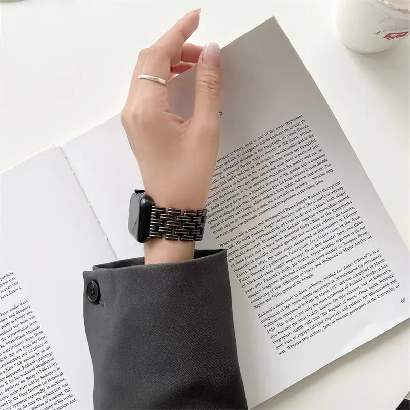 Rostfritt stål Colorfast Smart Watch-armband